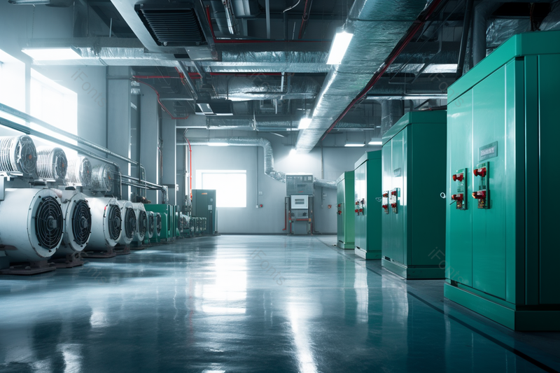 工厂车间清晰的摄影图高清的图片绿色的生产车间机器机械亮光室内空间,高清,摄影图,摄影图片,图片大全,摄影图免费下载